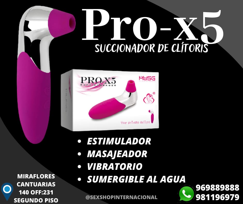 VIBRADOR SUCCIONADOR CLITORIS-RECARGABLE-SEXSHOP MIRAFLORES 